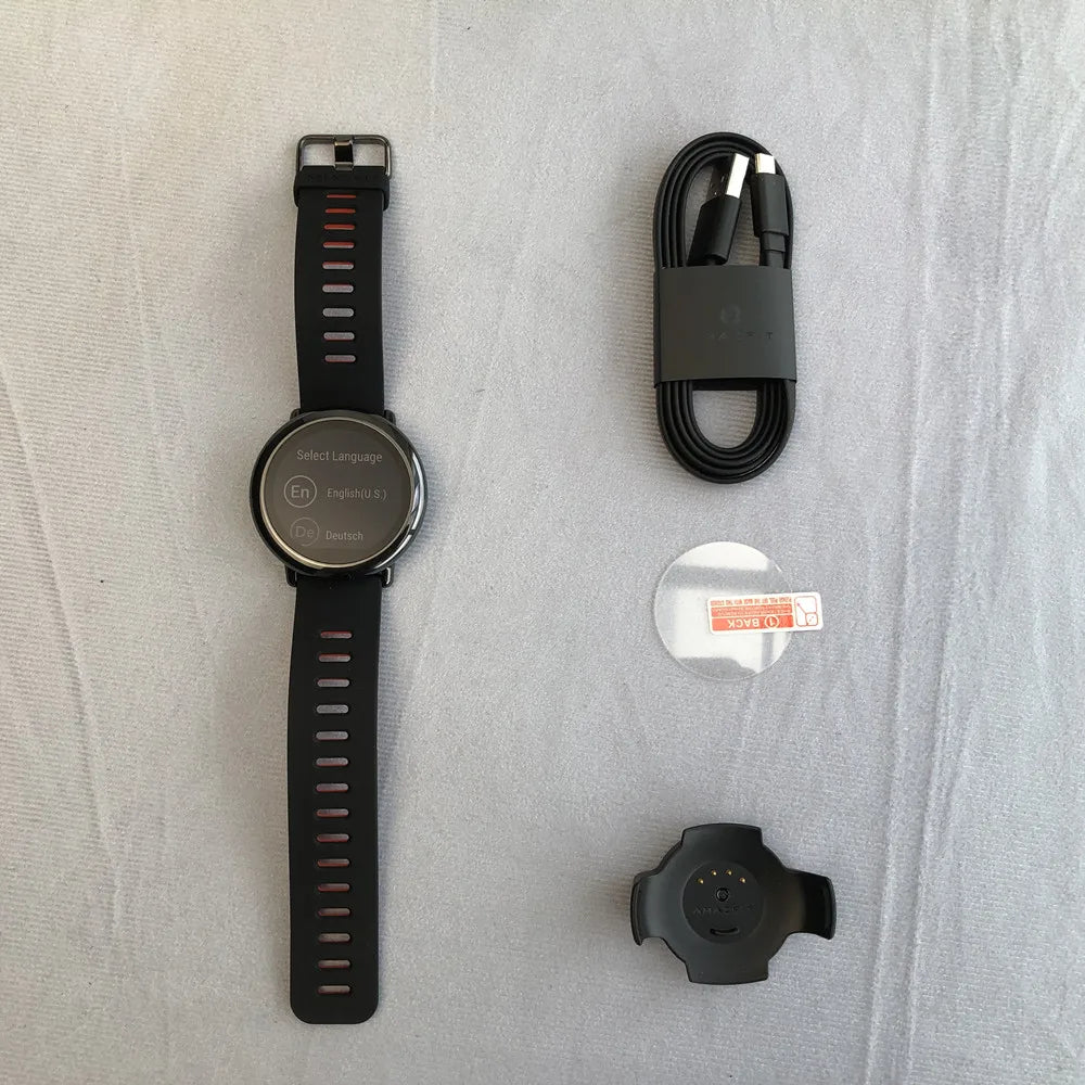 Amazfit pace language sale