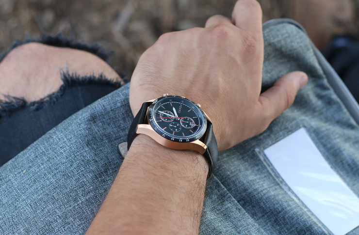 Elliot Havok Rose Gold Racer Chrono – Nandez Watches display picture 1