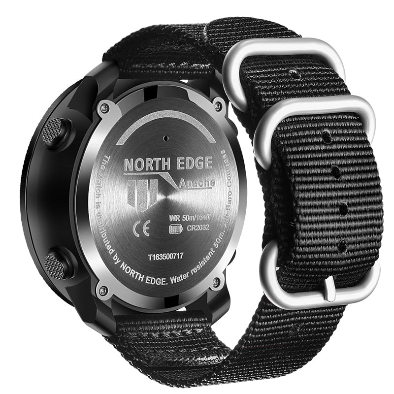 North Edge APACHE 3 Outdoor Sports Watch | Altimeter Barometer Compass – NORTH EDGE SHOP