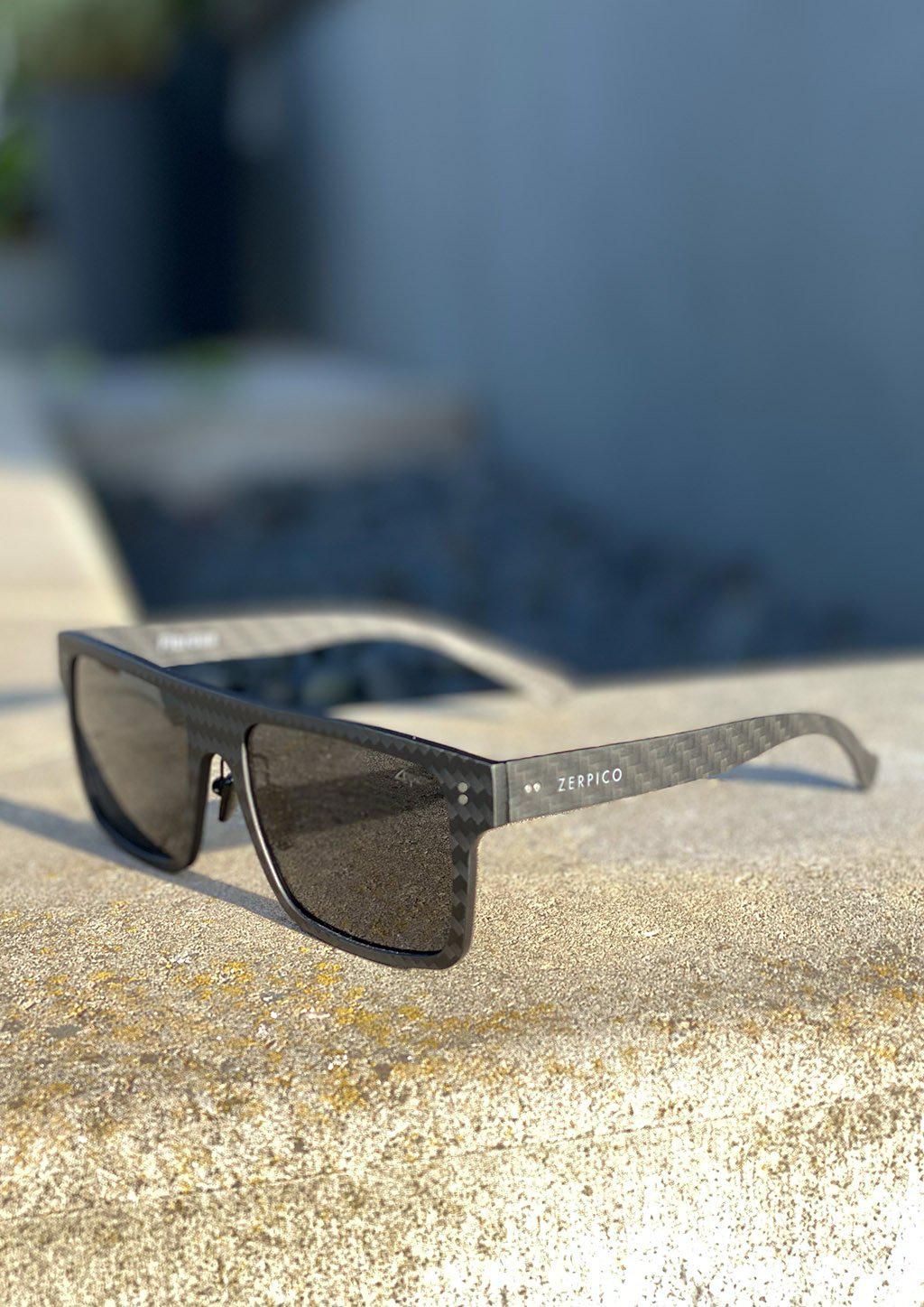 Fibrous V4 Square - Carbon Fiber Sunglasses – Nandez Watches