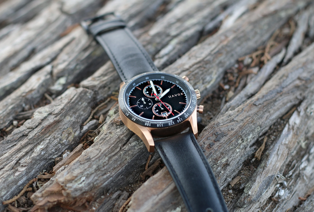Elliot Havok Rose Gold Racer Chrono – Nandez Watches display picture 2